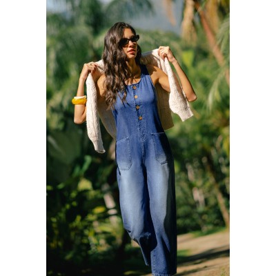 Berry Picking Denim Jumpsuit Berry Picking Denim Jumpsuit