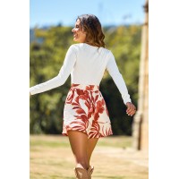 Misty Morning Tropical Romper