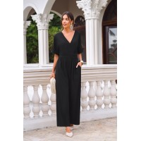 Talk of the Night Black Jumpsuit Talk of the Night Black Jumpsuit
