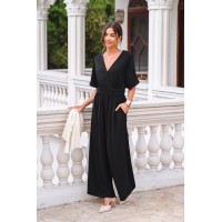 Talk of the Night Black Jumpsuit Talk of the Night Black Jumpsuit