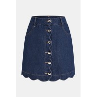 Round & Round Blue Mini Skirt Round & Round Blue Mini Skirt
