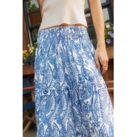 Crystal Clear Paisley Maxi Skirt Crystal Clear Paisley Maxi Skirt