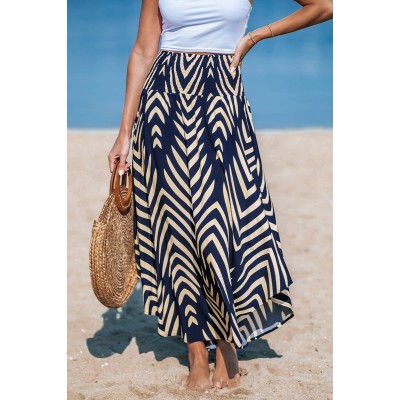 Dopamine Rush Abstract Midi Skirt