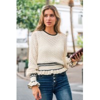 Spin Around Cream Sweater