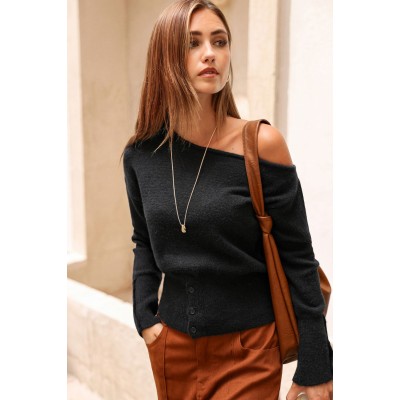 Best Self Black Sweater