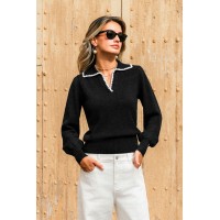 Chic Moment Black Sweater