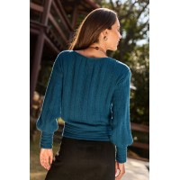 Put Together Blue Sweater
