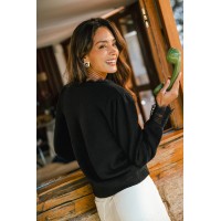 Midnight Romance Black Cardigan
