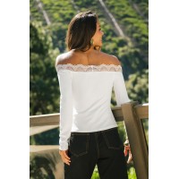 Heart on Your Sleeve White Top