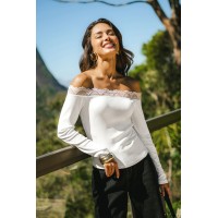 Heart on Your Sleeve White Top