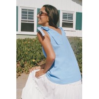 Lost Track of Time Blue Top Lost Track of Time Blue Top