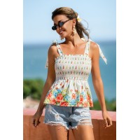 Natural Light Floral Top Natural Light Floral Top
